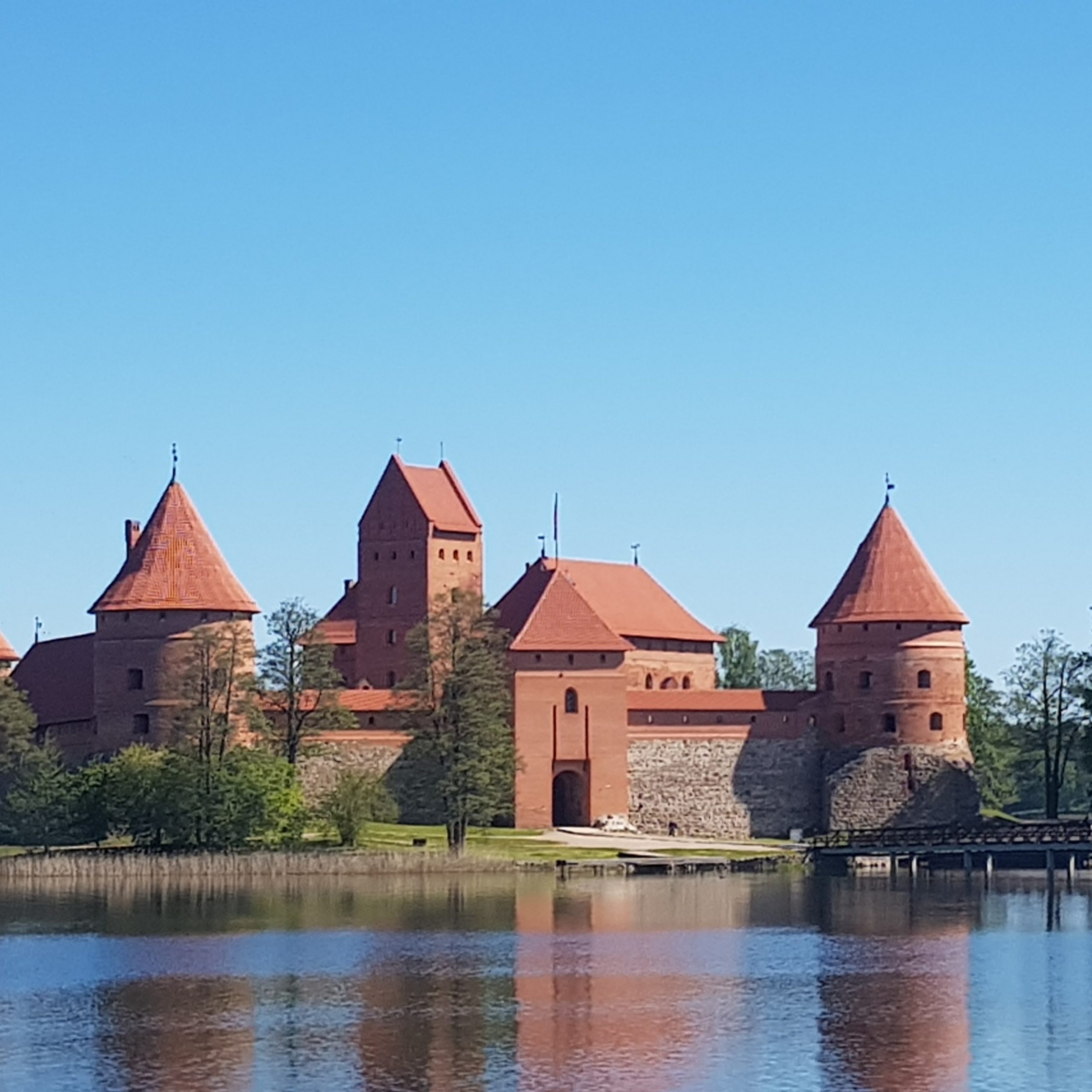 Trakai Castle view from mainland